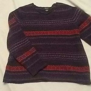 Eddie Bauer wool like sweater